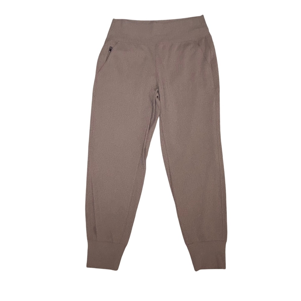 Athleta Women Venice Jogger Brown High Rise Tapered Joggers size M